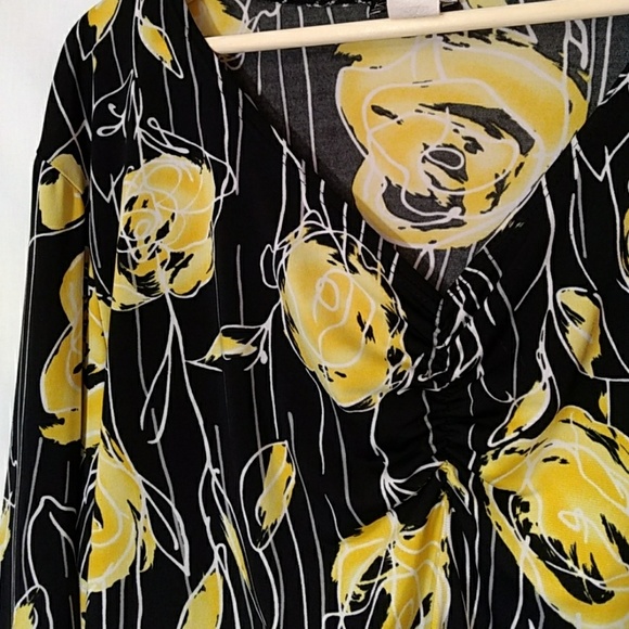 KC Stevens Women's Knit Top long sleeve size 2X - Picture 3 of 8